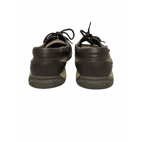 Sperry Top Sider Intrepid Brown Tan Boat Shoes Womens 7 M 9774803 Leather - Picture 8 of 11